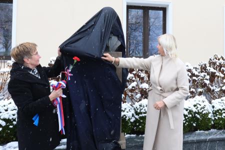 Odkritje doprsnega kipa dr Alfreda Šerka 17 Foto Ljubo Vukelič